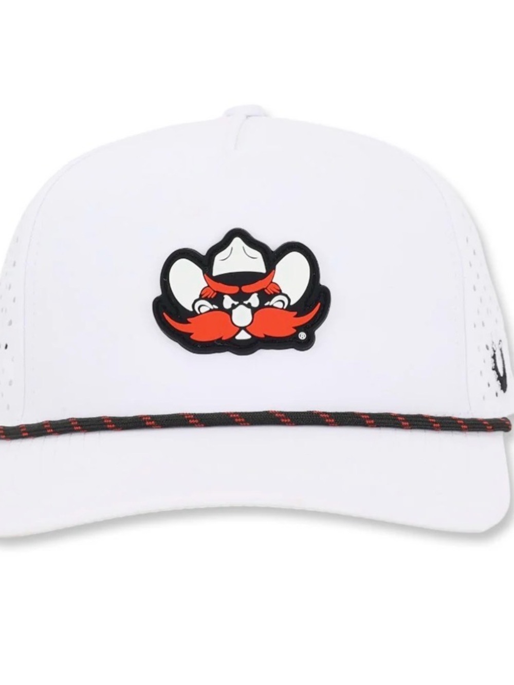 Texas Tech Red Raiders Imperial True Fit White Rope Cap | Patch Cap